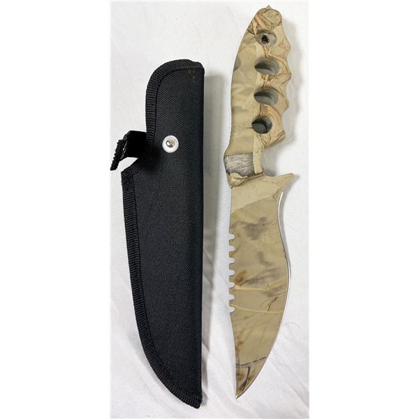 Trench Knife Style Camo Knife