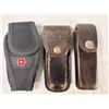 Image 1 : x3 Small Folding Knife Pouches - Leatherman, Swiss