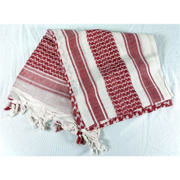 Red & White Shemagh Scarf (NEW)