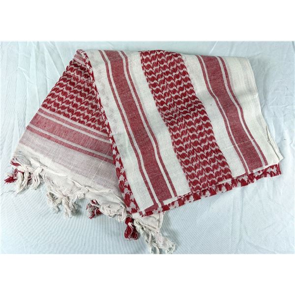 Red & White Shemagh Scarf (NEW)