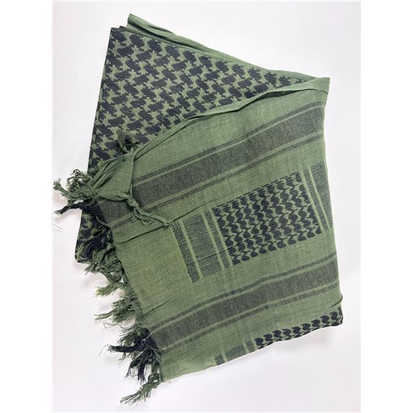 Black & Green Shemagh Scarf (NEW)