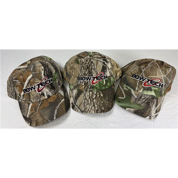 x3 BOWTECH Camo Hunting Caps - NEW