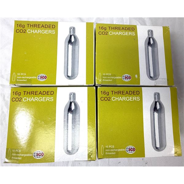 16 Gram Threaded Co2 Chargers x40