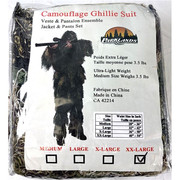 Camouflage Ghille Suit NEW - XXLarge