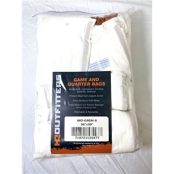 Game & Quarter x8 Bags NEW - 36x50 Inches