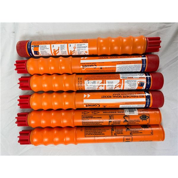 Marine Rocket Signal Flares x6 PACK