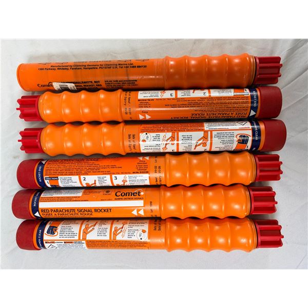 Marine Rocket Signal Flares x6 PACK