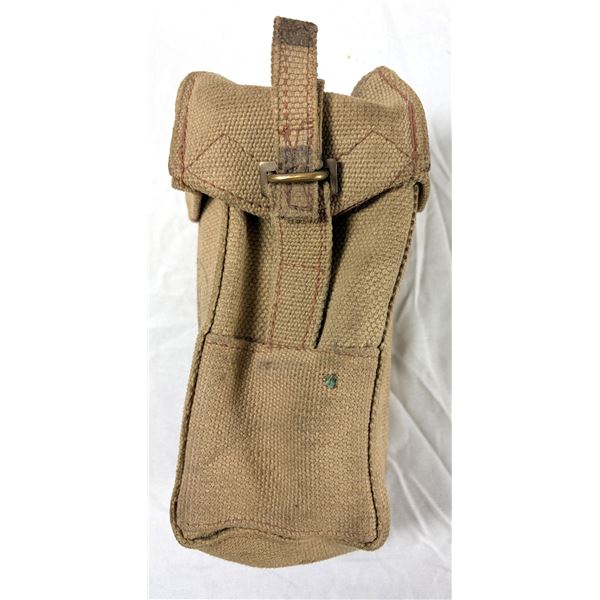 Tan Cotton Magazine Pouch - 1956