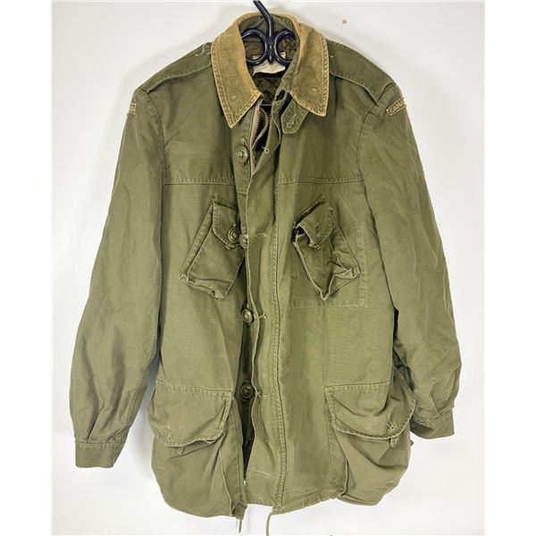 Canadian Army OD Jacket w/Liner - Medium Long