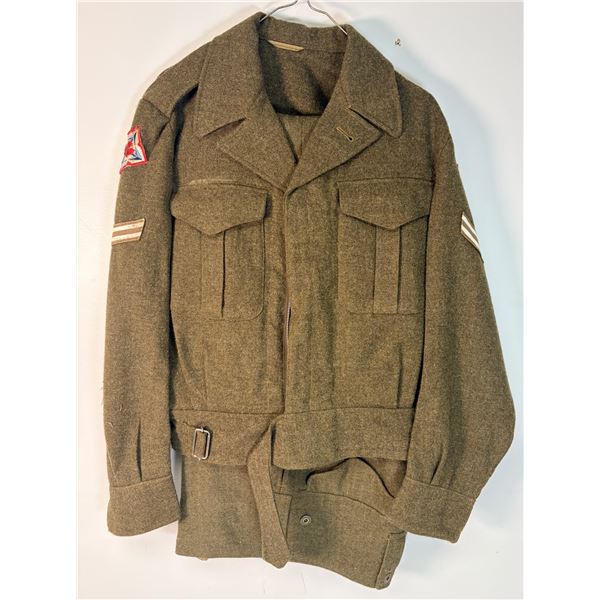 Canadian Army WOOL Jacket w/ Pants 1953 - Size 4