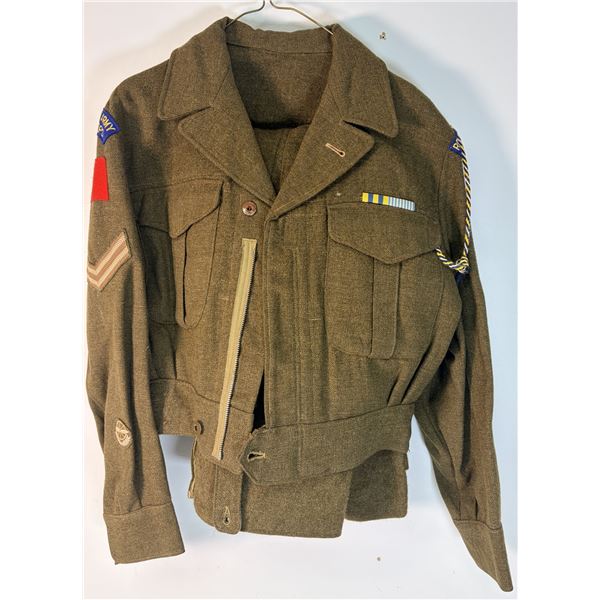 Canadian Army WOOL Jacket w/ Pants 1952 - Size 8