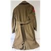 Image 2 : Canadian Army Wool LONG Coat - Large