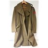 Image 1 : Canadian Army Wool LONG Coat -1951 Size 6