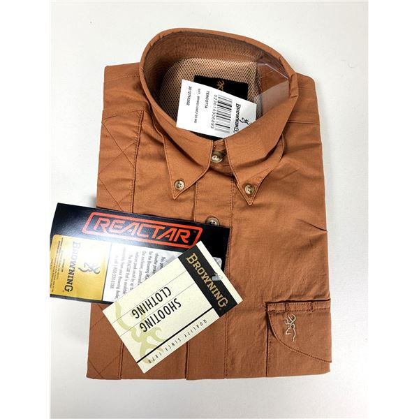 Browning Hunting Shirt Terracotta - Medium NEW