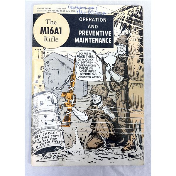 M16A1 Will Eisner Rifle Manual - Cartoon Army Handbook