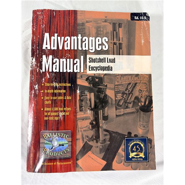 Advantages Manual - Shotshell Load Encyclopedia