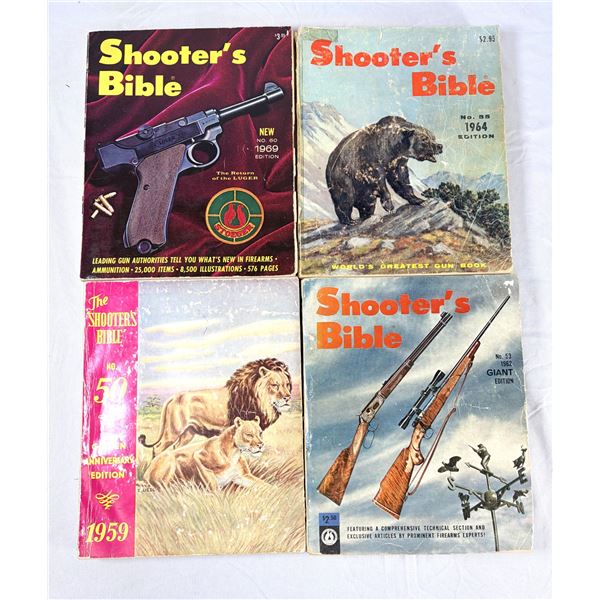 Shooters Bible Reference Books x4