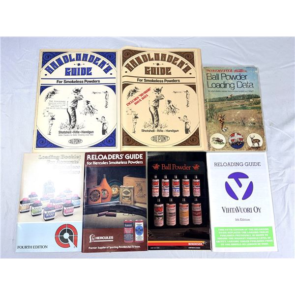 x7 Reloading Guide Booklets LOT
