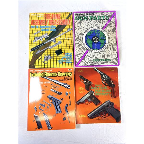x4 Firearm Repair & Parts Book LOT