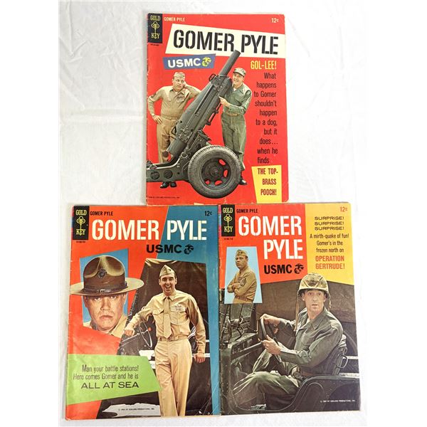 x3 Gomer Pyle Comics - 1966 USMC