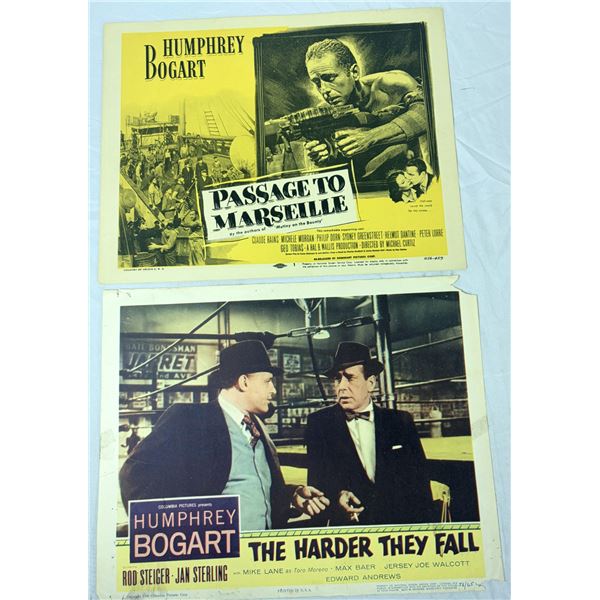 Humphrey Bogart Movie Lobby Cards x2