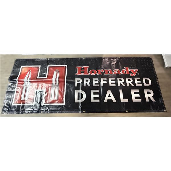 Hornady Dealer Banner 95 x 35 Inches