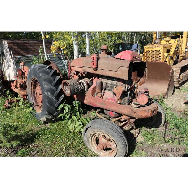 Vintage International Harvester W6 Tractor. Incomplete and not running. VIN 293548 (?)