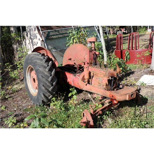 Vintage International Harvester Model 4 Tractor, incomplete and includes some loose parts.  VIN BH28