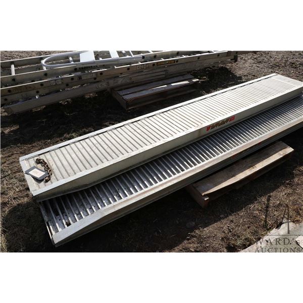 Pair of aluminum loading ramps, TUFF-A-NUFF