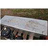Image 2 : Aluminum truck bed tool box, 15"h x 61"w at lower section and 72"w at upper section x 21"d