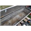 Image 3 : Aluminum truck bed tool box, 15"h x 61"w at lower section and 72"w at upper section x 21"d