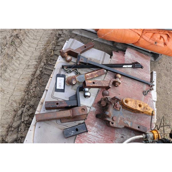 Selection of trailer hitches including load leveller etc