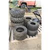 Image 1 : Selection of ATV tires. One set of four and three sets of pairs. See photos for makes and sizes