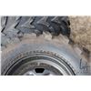 Image 4 : Four ATV tires on rims. Three are matching. See photos for makes and sizes