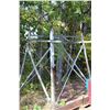 Image 1 : Galvanized fuel tank and stand. Most recently used for collecting and storing used oil
