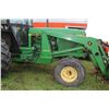 Image 6 : John Deere 2950 tractor with one 148 loader, fitted with grapple attached to bucket, run and operati