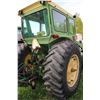 Image 11 : John Deere 4020 tractor, fitted with cab. and 158 loader with bucket. Showing 7966.7 hours. Running 