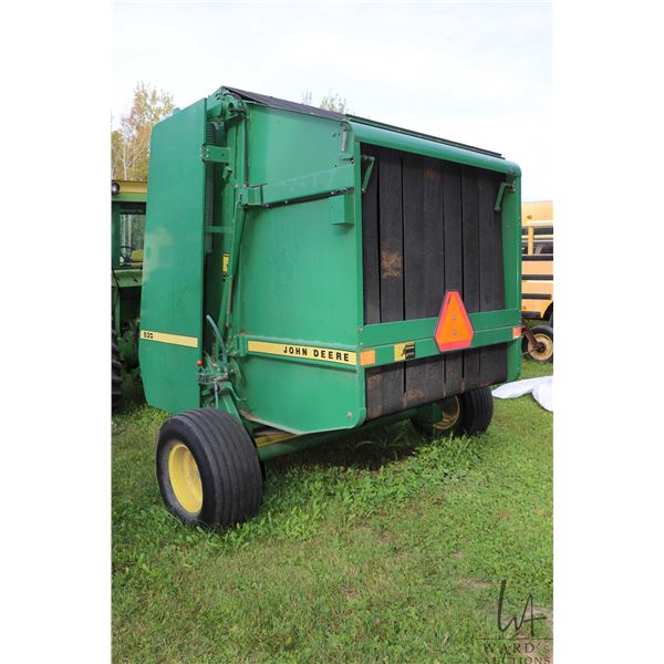 John Deere 530 round baler. Serial no. E00530X729134