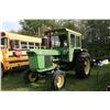 Image 1 : John Deere 4020 tractor. Fitted with cab. Showing 37235 hours. Serial no. SNT223R110537R Running and