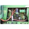 Image 5 : John Deere 4020 tractor. Fitted with cab. Showing 37235 hours. Serial no. SNT223R110537R Running and