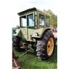 Image 7 : John Deere 4020 tractor. Fitted with cab. Showing 37235 hours. Serial no. SNT223R110537R Running and