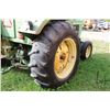 Image 8 : John Deere 4020 tractor. Fitted with cab. Showing 37235 hours. Serial no. SNT223R110537R Running and