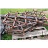 Image 2 : Four section drag harrow with 10' draw bar