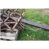 Image 3 : Four section drag harrow with 10' draw bar