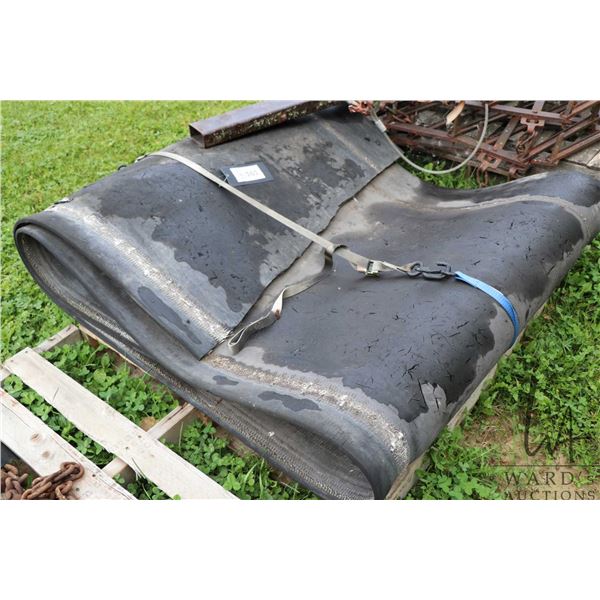 Section or rubber conveyor/ mat 48" W X 150 L