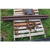 Image 1 : 70" shop made drag, made from two lengths of railroad track