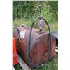 Image 1 : John Wood fuel tank 30" H X 29" W X 29" D Fitted with manual pump, not tested