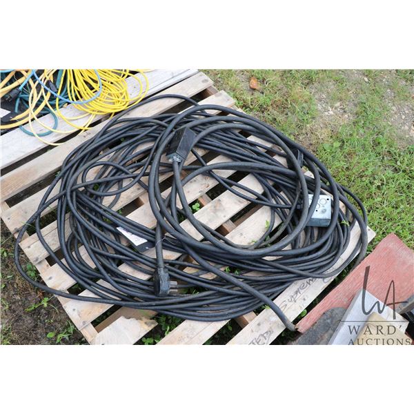Two heavy duty 220 Volt extension cords
