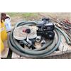 Image 4 : Briggs & Stratton 5 hp. motor with 2" Pacer Pump not tested plus suction and pressure hoses