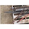 Image 2 : Selection of assorted steel including rebar, ratchet handles, king pin hooks etc.